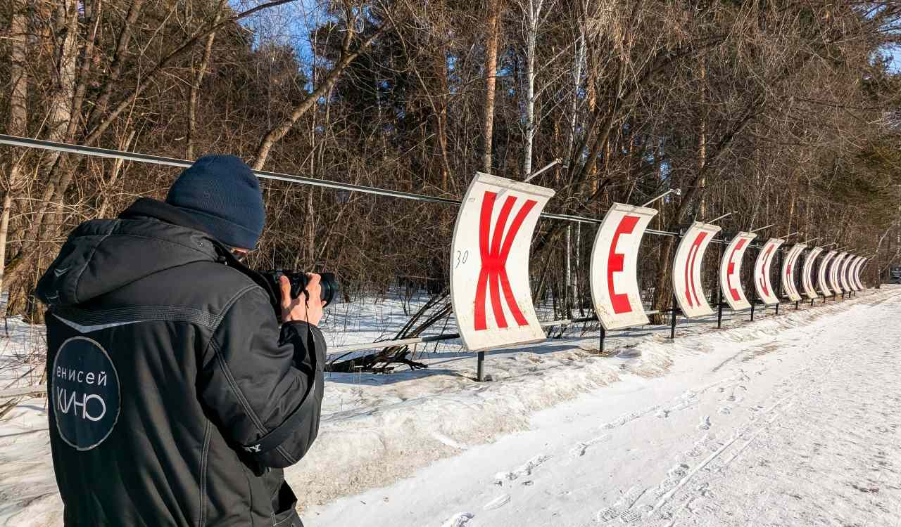 Съемочная группа «Енисей кино» посетила Железногорск с рабочим визитом